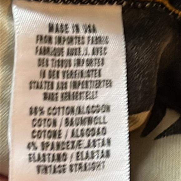 Lucky Brand vintage straight denim jeans size 34 - Picture 11 of 12